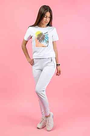 Штани жіночі, білі,сірі, молочни з кишенями на блискавці, топ Крохатушка одяг Київ