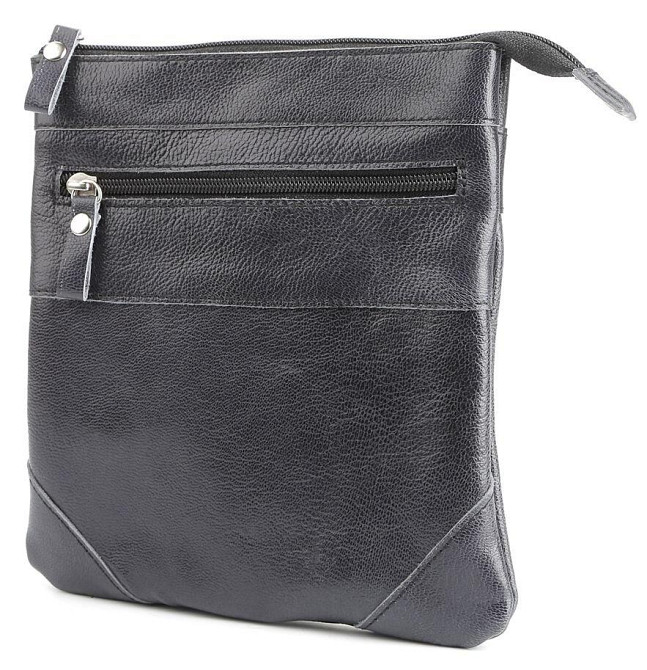 Сумка SHVIGEL 00966 кожаная Синяя Киев - изображение 3