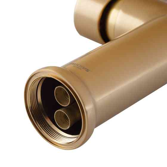 Змішувач для кухні MIXXUS PREMIUM PULL 017 BRUSHED GOLD REFL.BLACK (MI8280) ( 17689 ) Харьков