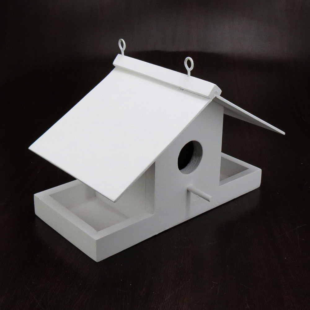 Кормушка со скворечником 