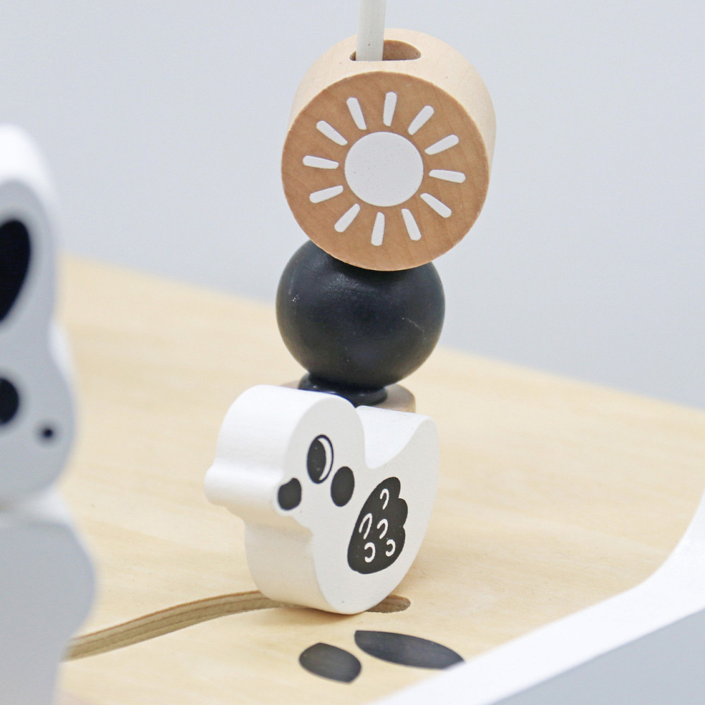 Детская деревянная учебная коляска ходунки AVKO E248 (40008248) для детей Киев - изображение 4