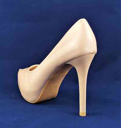 Жіночі Бежеві Туфлі на Каблуку Шпильке Лакові Модельні (розміри: 36,37,38,39,40) - 16-5 Дніпро