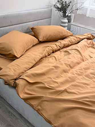 Ecotton Комплект постільної білизни Ecotton Євро 210х220 см однотонний помаранчевий Orange Коломия