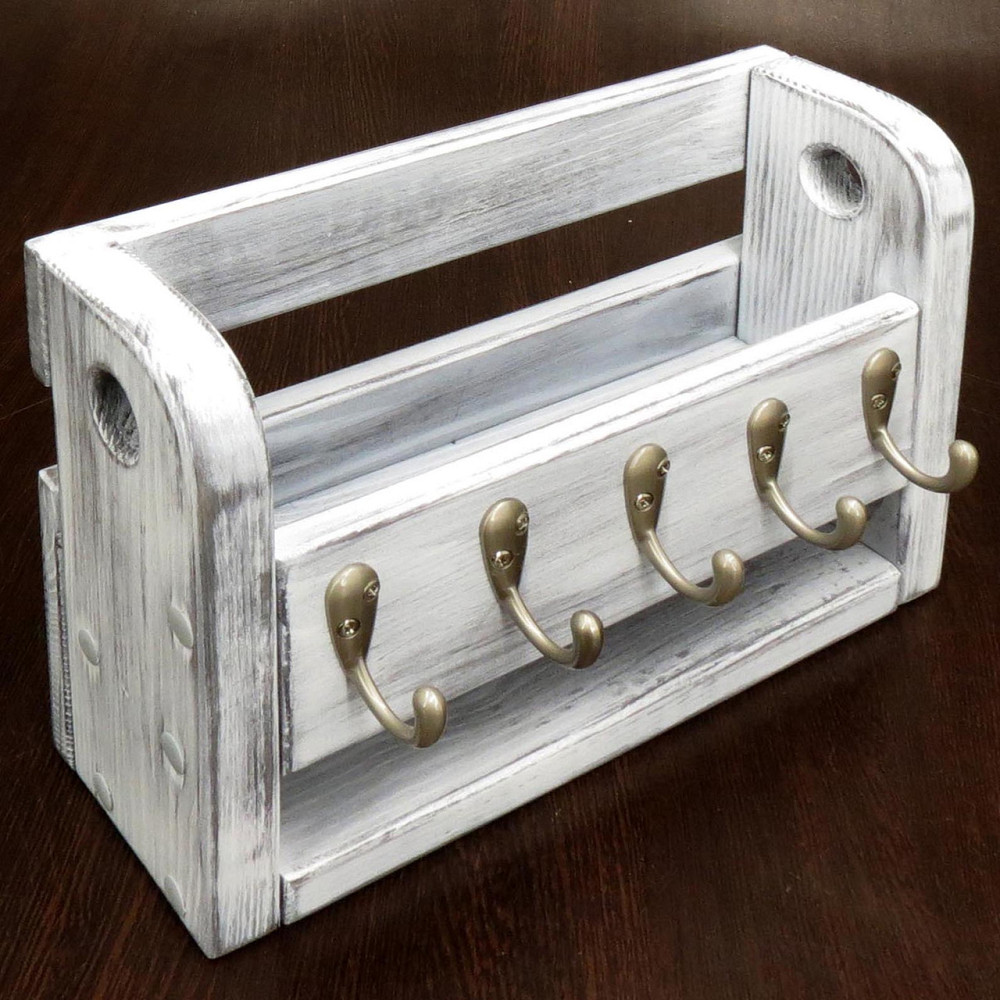 Ключниця дерев'яна "Сен-Мішель" шеббі Миколаїв - фото 4