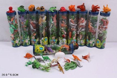 Животные 3029-41 (240шт/2) 12 видов, в колбе 20*5см/цена за шт/, шт Київ - фото 1