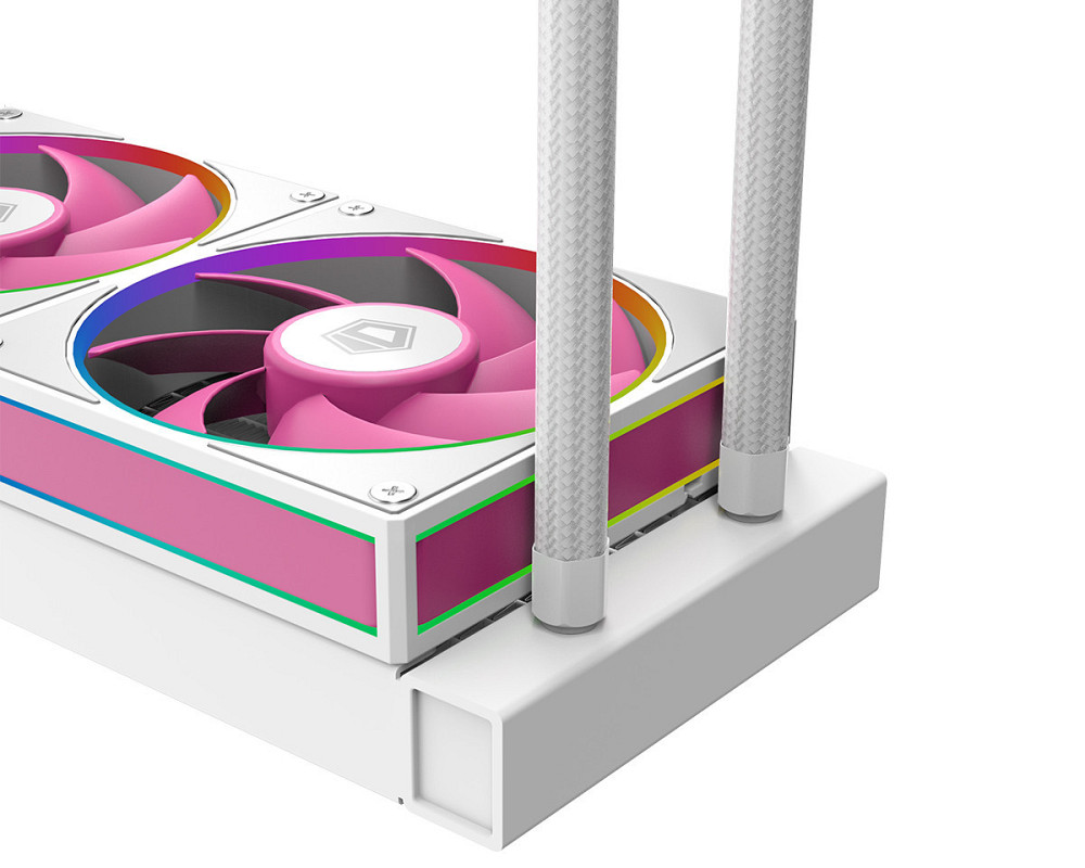 Система водяного охолодження ID-Cooling FX240 INF Pink ( білий з рожевим ) Харьков - изображение 4