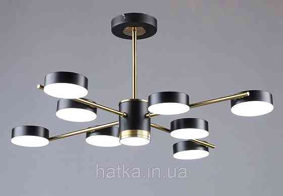 Люстра світлодіодна в стилі лофт Sirius B N6369/8 COP+BK Київ