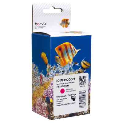 Картридж Barva Canon PFI-1000M 0548C001 80мл magenta (IC-PFI1000M) Винница