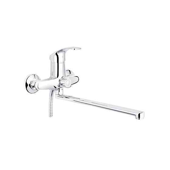 Змішувач для ванни з душовим гарнітуром Kroner KRP Konstante - C071 Київ