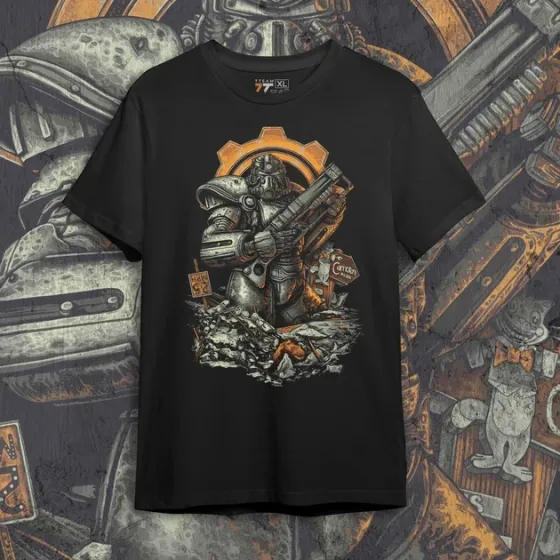 Футболка чоловіча з  принтом Fallout Brothers of Steel Розмір 48 Дніпро