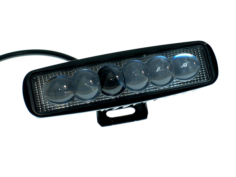 Світлодіодна фара AllLight JR-6D-G06-18W 6chip EPISTAR spot лінза 9-30V Харків - фото 1