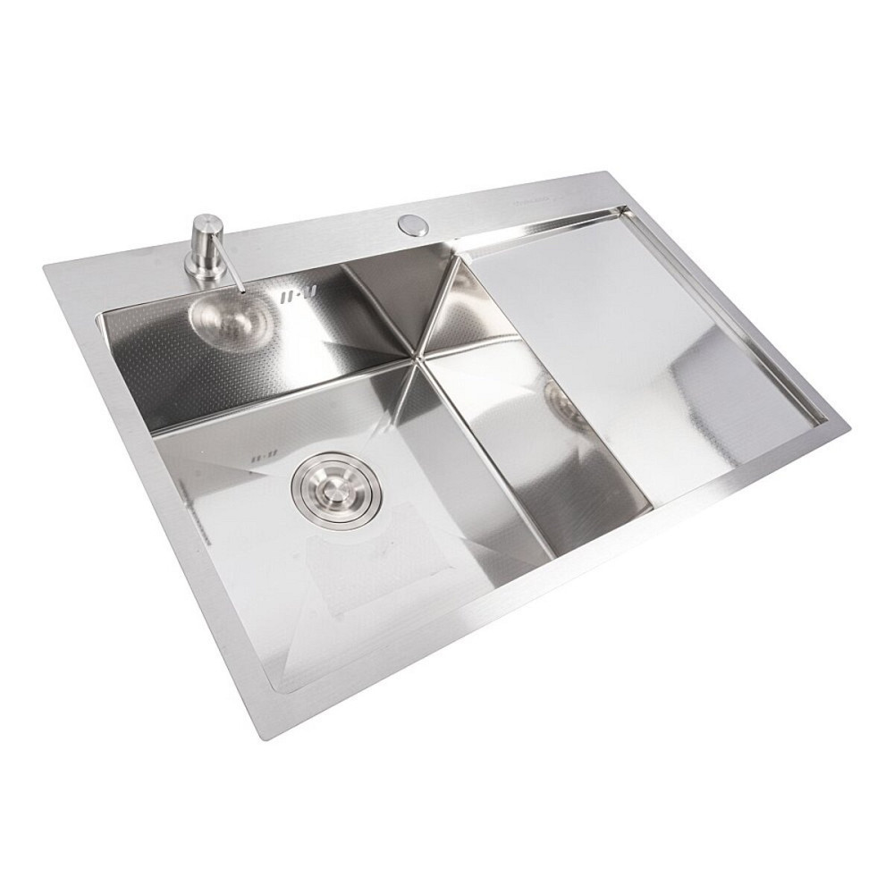 CM 78*50 L DÉCOR Мийка нержавійка Valeso Handmade (3.0/0.8) Коломыя - изображение 2