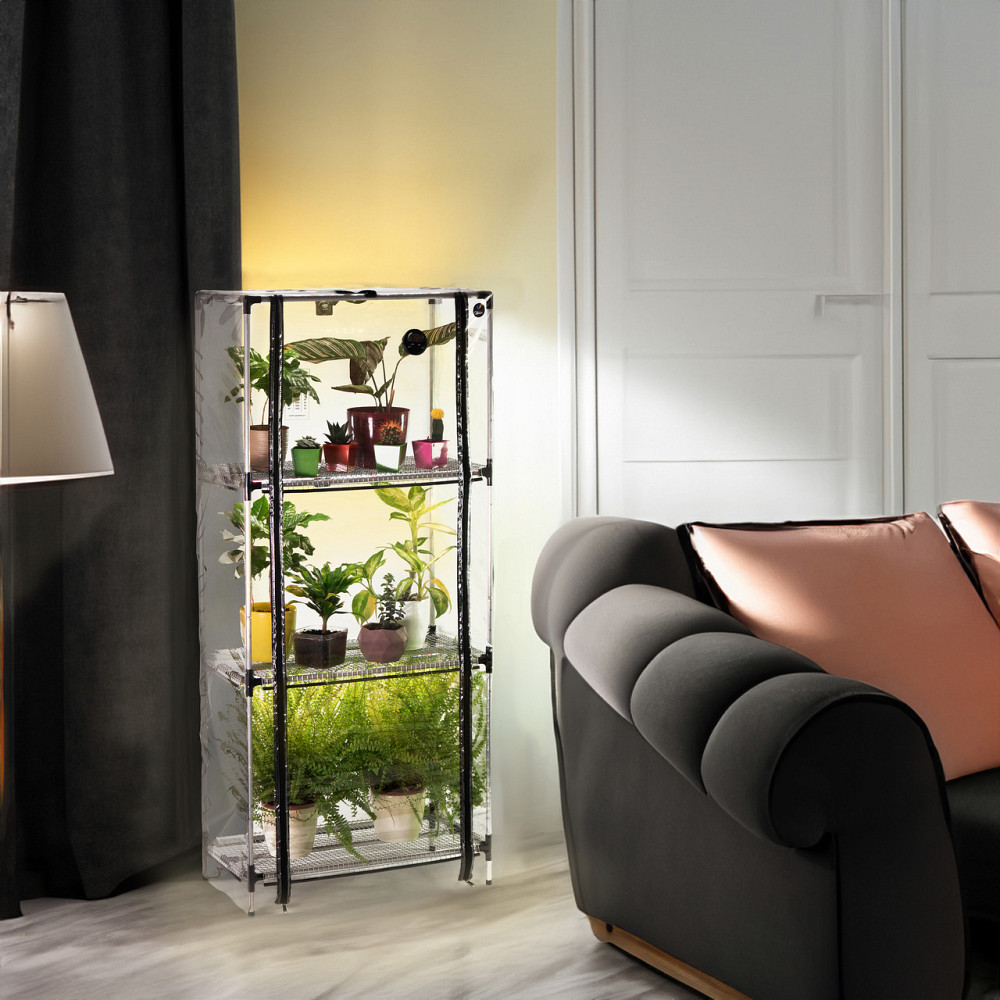 Міні-теплиця з фіто світлом для дому Sezam XL + 3 вентилятори + таймер Борисполь - изображение 2