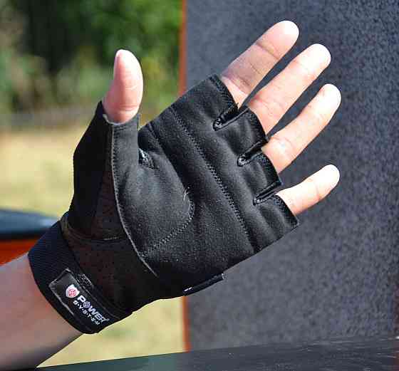 Рукавички для фітнесу Power System PS-2500 Power Plus Black L Кам'янське