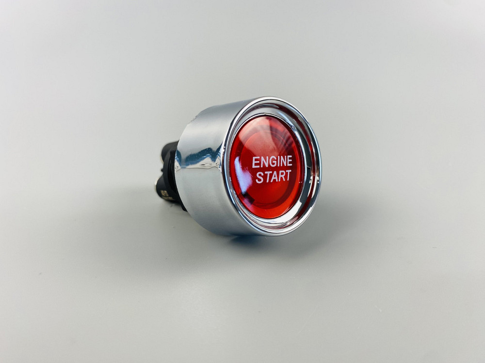 Кнопка СТАРТ-СТОП пуску двигуна, 50 А, 12-24V, діаметр 33 мм, 3 ніжки Мукачево - фото 9