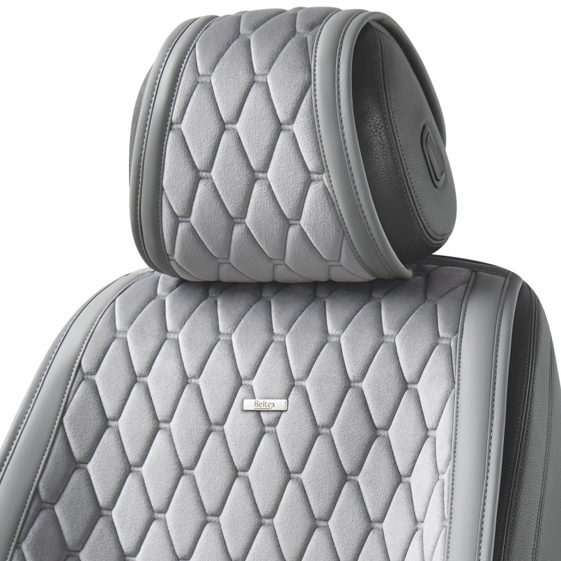 Премиум накидки для передних сидений Beltex New York, grey 2шт Львов - изображение 2