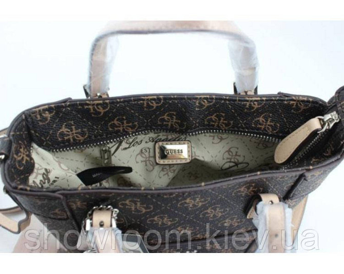 Жіноча сумка Guess (814) brown Київ - фото 7