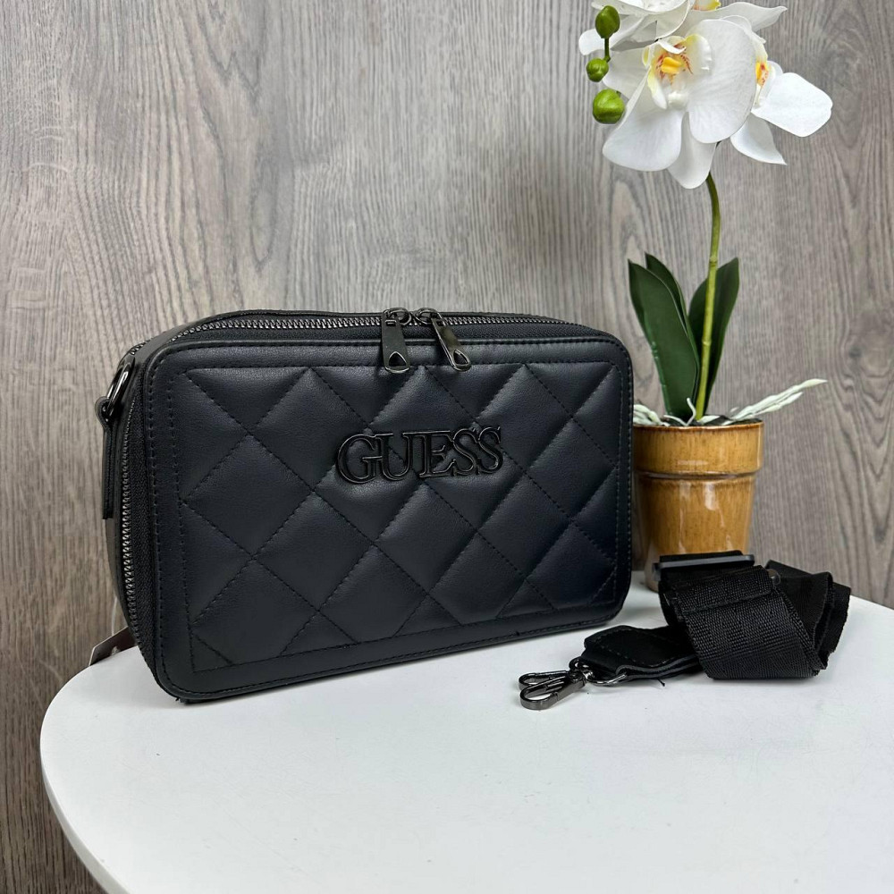 Каркасна жіноча міні сумочка стьобана, сумка для дівчат стиль Guess ( 23972 ) Харків - фото 6