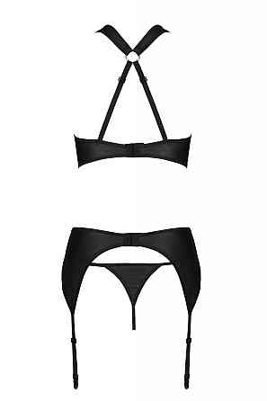 Комплект нижнего белья в сеточку AMANDA SET black S/M - Passion Sex Aura Киев