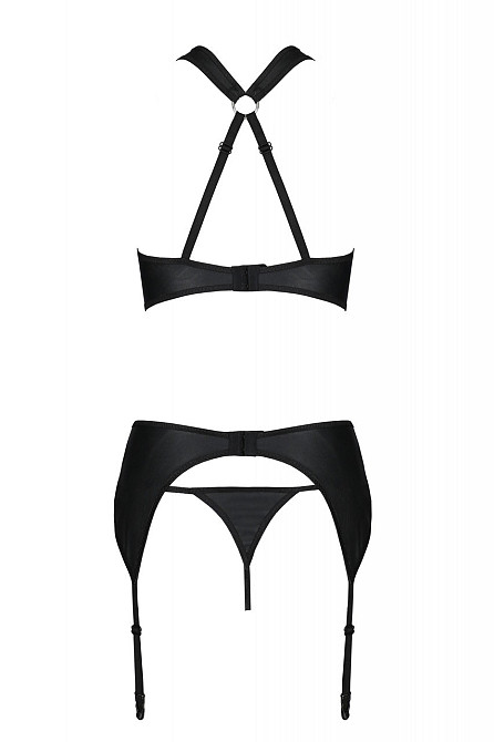 Комплект нижнего белья в сеточку AMANDA SET black S/M - Passion Sex Aura Киев - изображение 4