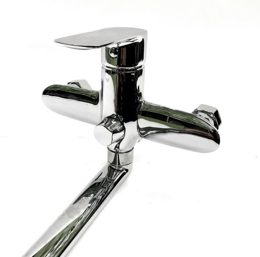 Змішувач у ванну кімнату Zerix JKC-A439 з довгим виливом і душем (ZX2925) Чернівці - фото 9