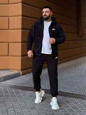 Мужской костюм из флис- полара XL-XXL, Черный Одесса