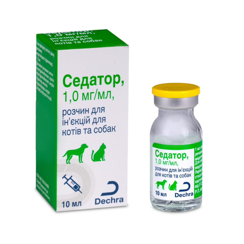 Dechra Sedator (Дехра Седитор) розчин для седативного й анальгезувального ефекту в собак і кішок 1 мг/мл Запоріжжя - фото 1