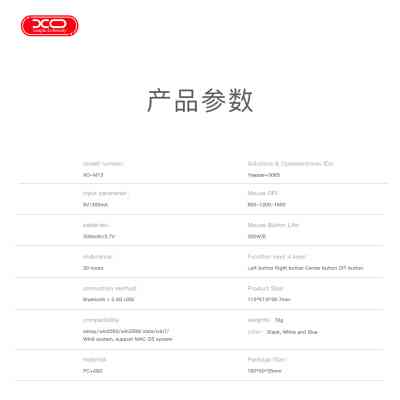 Мишка XO M13 Wireless White (M13 White) Вінниця