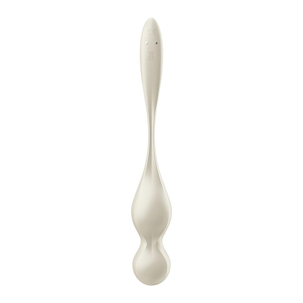 Вагинальные смарт-шарики с вибрацией Satisfyer Love Birds 1 Connect App White, 78 г Sex Aura Киев - изображение 3