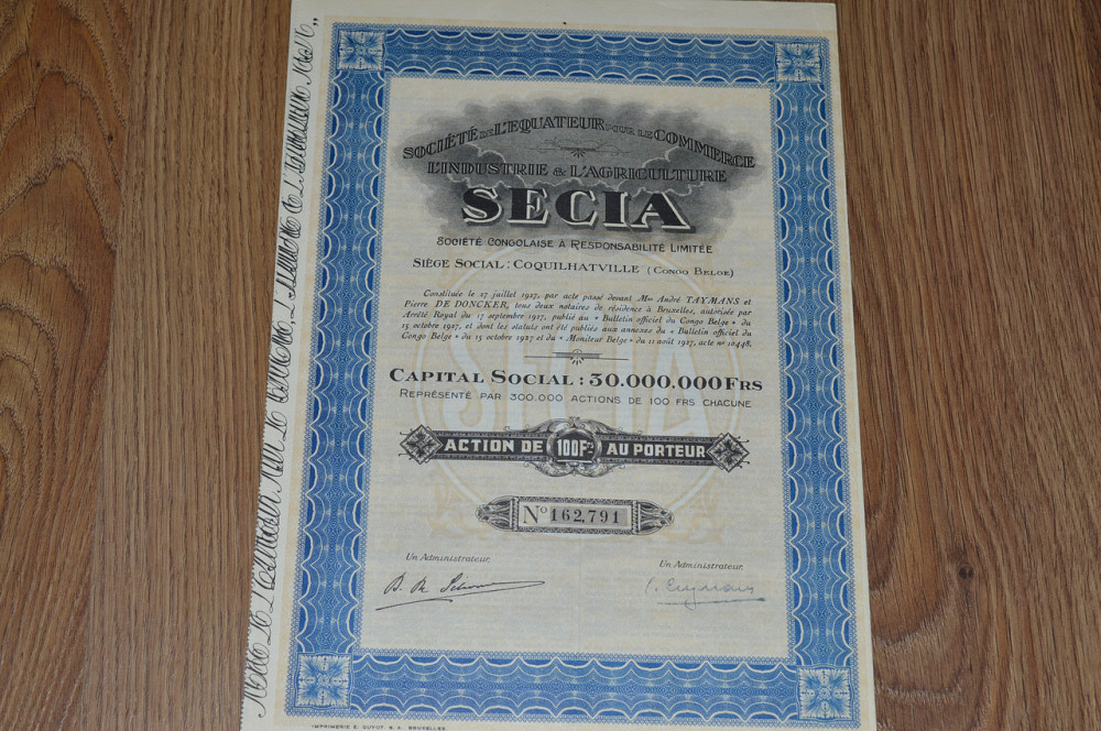 Белькийское Конго. Акция. 1944год (11) 32*22 Полтава - фото 1