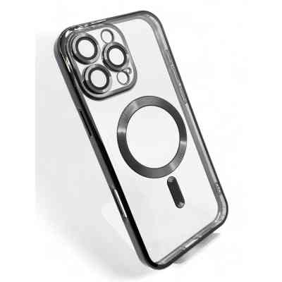 Чохол до мобільного телефона BeCover TPU Chrome Case (MagSafe) для Apple iPhone 16 Pro Black (712080) Вінниця