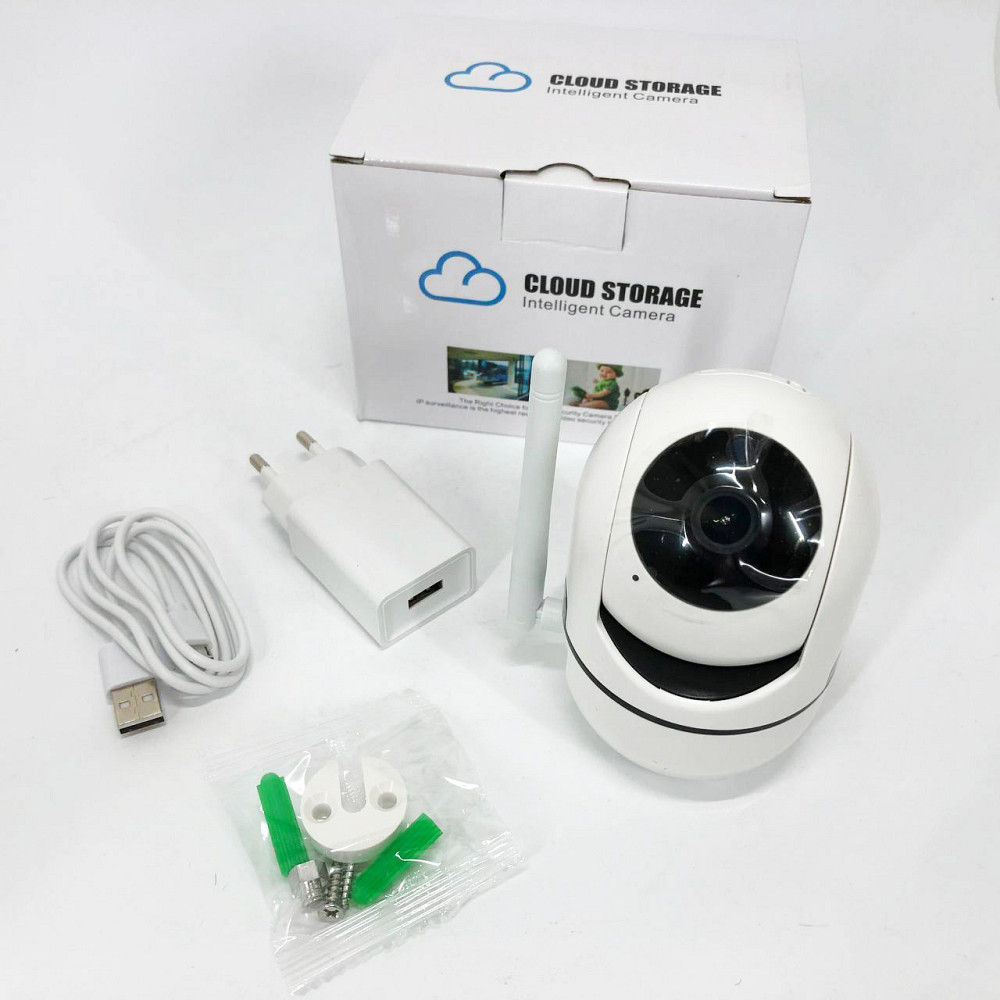 Комнатная поворотная камера, Камера с датчиком звука и движения видеонаблюдения с датчиком UQ-57 Львов - изображение 16