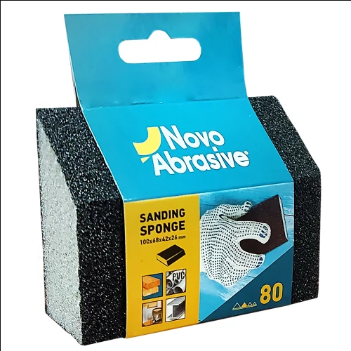 Губка шліфувальна 100*68*42*26мм P80 NovoAbrasive Житомир - изображение 2