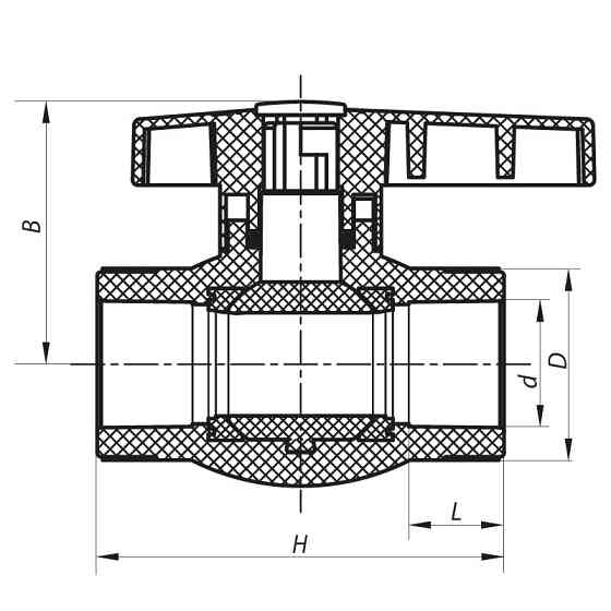 Кран шаровый PPR КШ для хол. воды 20 (Koer K0082.PRO) (KP0099) Киев