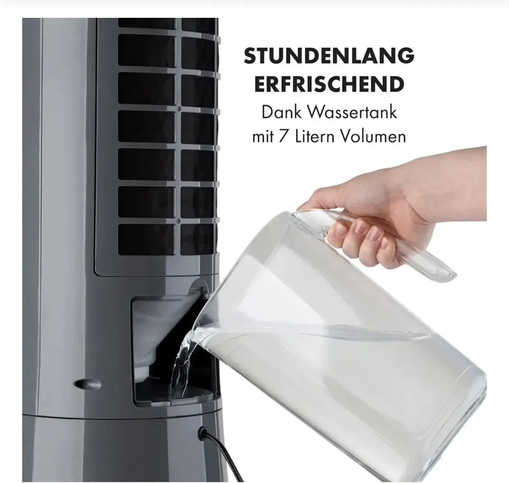 Б/У Мобільний кондиціонер-зволожувач Klarstein Skyscraper Frost 4 в 1 з Німеччини Дніпро - фото 3