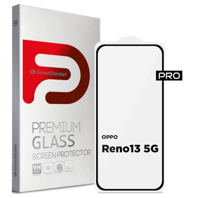 Скло захисне Armorstandart Pro OPPO Reno13 5G Black (ARM81869) Вінниця - фото 1