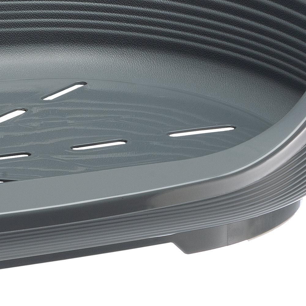 Пластиковый лежак для собак и кошек Ferplast Siesta Deluxe (Ферпласт Сиеста Делюкс) 82 х 59.5 х h 25 см - 8, Серый Запорожье - изображение 3