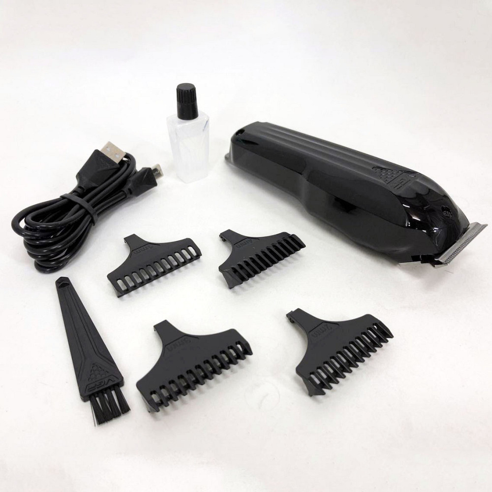 Набір для видалення волосся із зарядним пристроєм VGR V-982, Машинка для стрижки волосся з мотором HT-31 Івано-Франківськ - фото 6