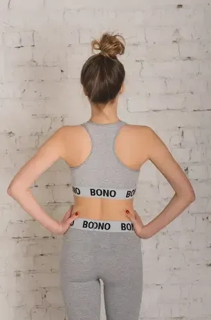 Комплект жиночій Топ + Лосини Bono 950119 46, Серый Киев - изображение 3