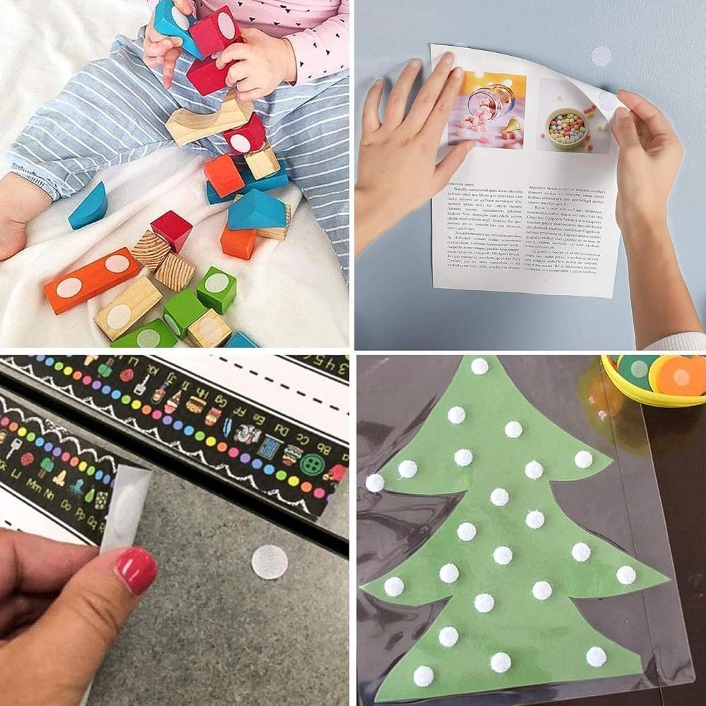 Белые липучки 15мм, 1000 пар для рукоделия Киев - изображение 10