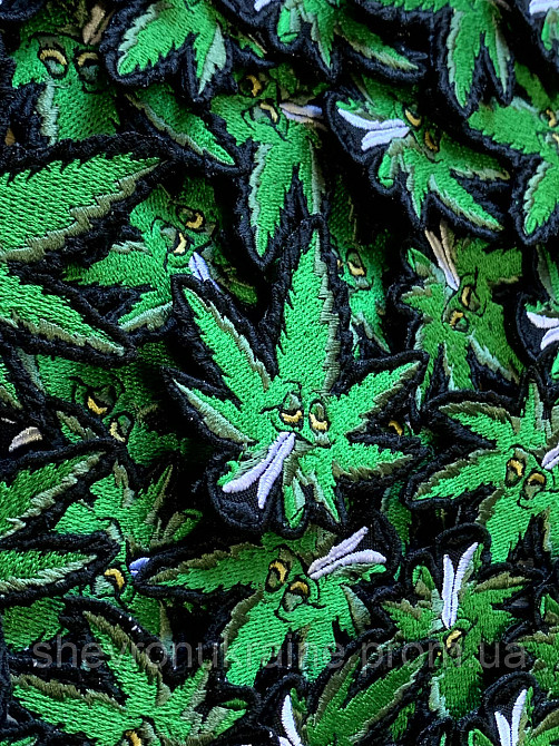 Шеврон ТРАВКА (Форма контурная. На липучке) Размер 7x7см Киев - изображение 3