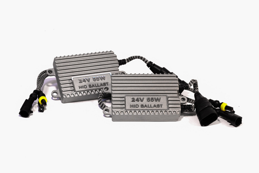 Комплект ксенону КВАНТ PRO H3 ceramic 4300К 24v з блоками AC Харків - фото 2