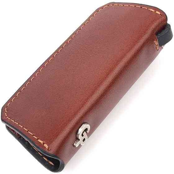 Зручна шкіряна ключниця Grande Pelle 11392 Коричневий Київ