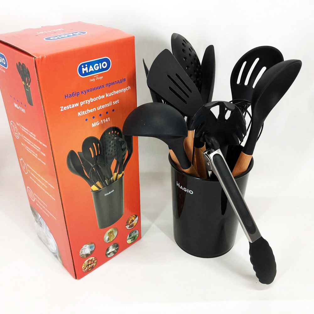 Набір кухонний універсальний, Стильний кухонний набір із силікону ніж універсальний LC-35 Львів - фото 8