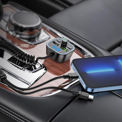 FM модулятор BOROFONE BC45, Black, Box (BC45) Вінниця - фото 3