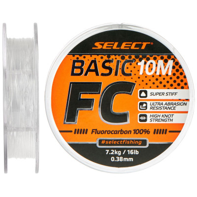 Флюорокарбон Select Флюорокарбон Select Basic FC 10m 0.24mm 6lb/2.9kg (1870.64.14) Вінниця - фото 1