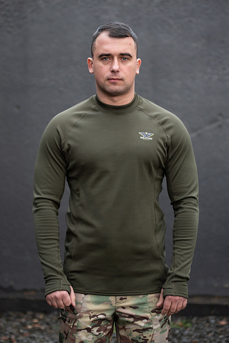 Термо-гольф чоловічий Олива, 3XL Киев - изображение 1