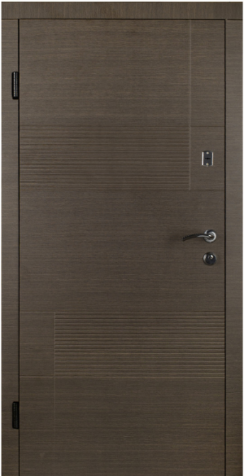 Дверь входная Наши Двери МЕГА  Эскада - 1 Венге горизонт серый  960х2040 мм Киев - изображение 1