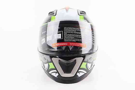 Шолом інтеграл, закритий BLD-M62 S (55-56см), СІРИЙ/НЕОНОВО-ЗЕЛЕНИЙ "T-Rex" Киев