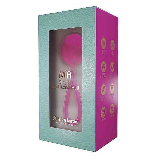Вагинальные шарики Adrien Lastic Geisha Lastic Balls Mía Magenta (L), диаметр 4 см, масса 42 г Sex Aura Киев